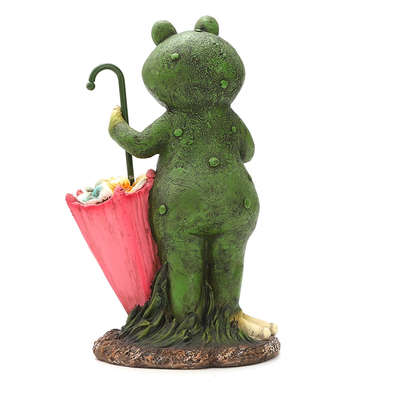 Animal figurines resin frogs, home decoration  resin animal statue hot sale frog  sculptures