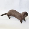 Animatronic animal with furs realistic animal model ,mink model for park/home decoration