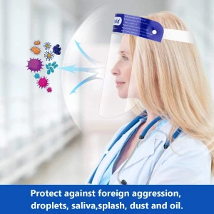 Anti Splash Fog Full Eye Frame Visor Plastic Durable Anti-fog Disposable Medical Face Shield  For Protection