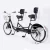 Import Anti-theft 24inch smart lock customized two seat tandem public touring bike bicycle from China