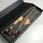 Antique Pheasant Feather calligraphy pen setMetal Nibbed Pen Writing Quill Pen Set