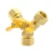 Import Aohua butterfly handle gas valve double nozzle aluminum plastic copper ball valve from China