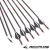 Import Archery ID 6.2mm Pure Carbon Arrow Spine 250 300 340 400 500 600 700 800 Carbon Arrow For Recurve Compound Bow Hunting Shooting from China