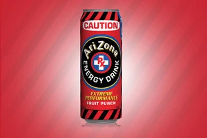Arizona Caution Fruit Punch Energy Drink 11.5oz-30