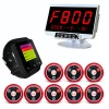 Artom Wireless button nurse call bell system with waterproof watch receiver set in different language and customized free logo