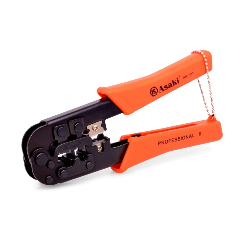 Asaki Hand Modular Plug Cable Manual Crimping Tool pliers