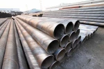 ASTM A252 spiral submerged-arc welded steel pipe, large diameter API 5L bevel ends ssaw spiral steel pipe