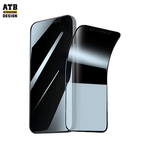 Atouchbo hot selling anti-water 100D ceramic nano-frosted privacy film for Iphone  14 13 12 11 Pro Max