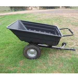 ATV poly farm tipping garden trailer
