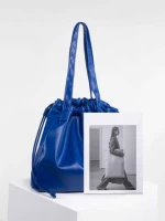 Australia designer 2022 women tote bag custom LOGO vegan leather handbag blue ladies hand bags wholesale