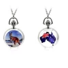 Australia tourist souvenir kangaroo custom pocket watch