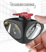 auto 360 wide angle round convex mirror car vehicle side blind spot double side mirror