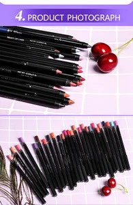 Automatic Pudaier lipstick and lip liner popular brown lip liner waterproof matte 26 colors lipliner pencil