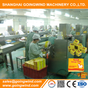 Automatic soup cube making machine auto seasoning maggi shrimp cubes forming processing line plant machines cheap price for sale