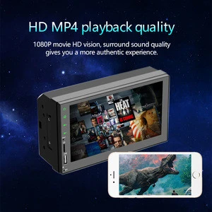 automobile stereo double din 7 inch mp5 player black manual car radio