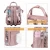 Import Baby Diaper Bag Backpack Clear Backpack with Insulated Pouch Changing Pad Nappy Case Bag Large Capacity Transparent Backpack from China