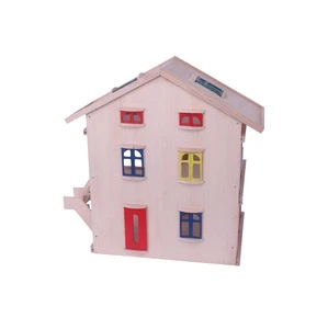 Baby educational toys wooden doll house with accessories