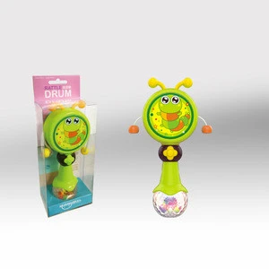 Baby Shaking Bell Toys Plastic Rattle Drum Toys