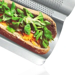 Baguette Baking Tray non-stick perforated pan bread crisping tray bread baking mould