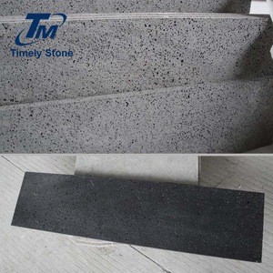 basalt andesite stone anti slip outdoor floor rustic tile