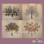 Beautiful High Quality Handmade Modern Abstract Tree Metal Wall Art Decor