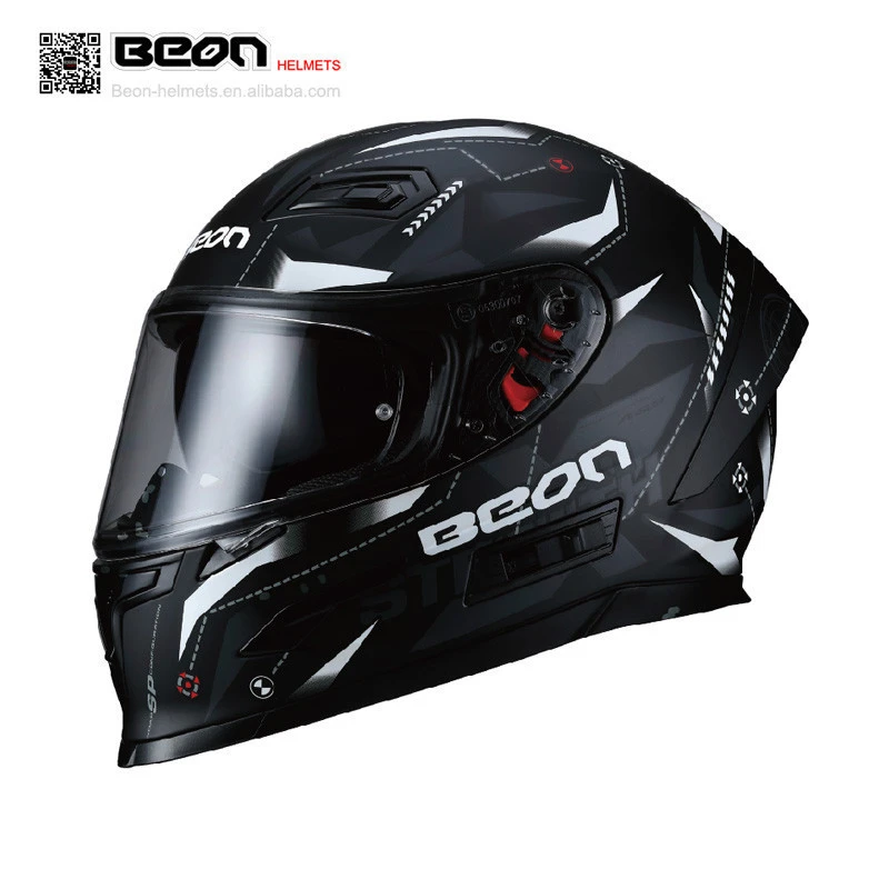 BEON MOTORCYCLE FULL FACE HELMETS WITH SUNVISOR
