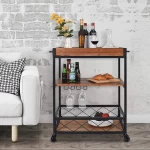 Best Present Custom Wholesale Vintage Bar Cart