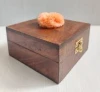 Best Quality Square Wooden Box Made With Natural Polished Wood By UF International