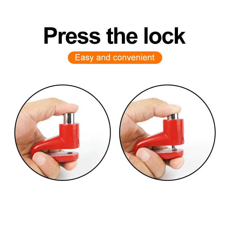 Best Selling Bicycle Disc Brake Lock Key Lock High Quality Motorcycle Disc Safety Anti-theft Lock Bicycle Riding Accessories