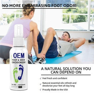 Best Selling deodorant foot odor spray with high quality