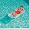 BESTWAY 43028 Transparent colored PVC pool float lounge inflatable lounge water float mat with colored I-beams