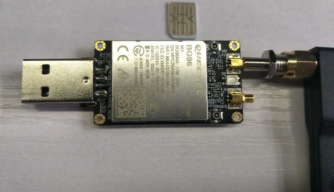 BG96 LTE Dongle 4G Modem with UART Interface LTE/NB-IoT USB Dongle