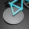 Bicycle Pizza Cutter Wheel, Non-stick Dual Cutting Wheels Stainless Steel Bike Pizza Slicer with a Stand for Pizza