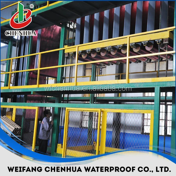 bitumen waterproofing materials machine, SBS membrane plant, building material production line