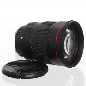 Black 85mm F/1.4 Portrait Lens For Canon Dslr Camera Lenses