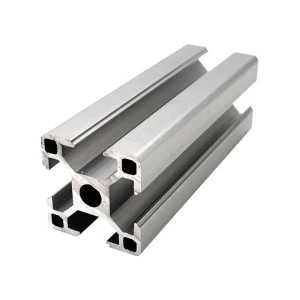 Black anodized 3030 industrial aluminium profiles frame material 30x30 t-slot extruded aluminum profile