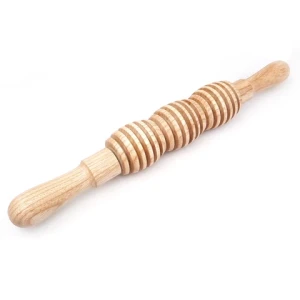 Body Fluted Roller Massage Wood Tool, Colombian woodtherapy