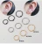 Import Body Jewelry Nose Lip  Rings Bend Nose Rings Ear Helix Bar Cartilage Tragus Surgical Steel Body Piercing Jewelry 20g/18g from China