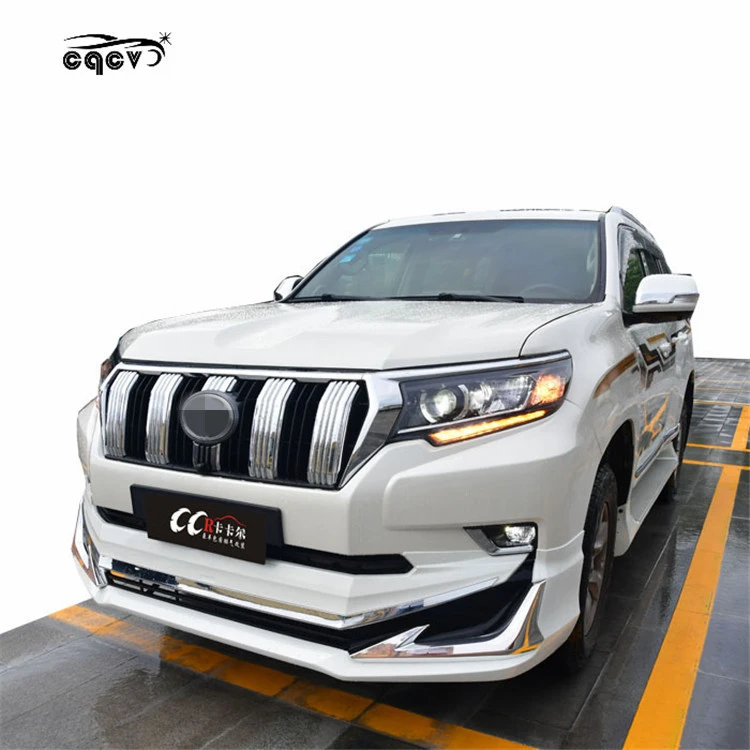 body kit for toyota prado 2010 update tomodel with car bumpers head lamp fender
