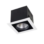 BOSUN 360 Degree Adjustable Rotatable dimmable recessed mounted 30w 60w 90w LED Grille Light