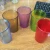Import BPA Free Reusable Single Wall Frosted Cups PS Plastic Drinking Tumbler from China
