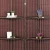 Import Brown color  4 Panels Handcrafted Wooden Partition/Room Divider/Screen from China