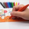 BSCI WCA SEDEX Audit China Supplier of High quality Non Toxic 12 Erasable Color Pencils for Kids