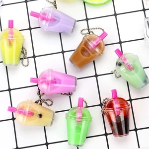 Bubble tea for drink keychain collection for tea cup