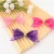 Import candy color headdress, sweet baby hair PVC accessory hair clip  Childrens bow hairpin, jelly transparent  hair bow from China