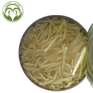 Canned bamboo shoot strips in water