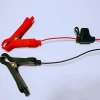 Car Harness Ground Wire with eyelet 12v Alligator Clips with cable tinned insated Jumper Crocodile Clip Test Leads