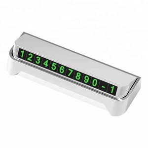 Car Phone Number Plate Telephone Number Card Parking Number Plate Car Decoration Accessories