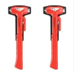 Carbon Steel Car Safety Life Hammer Auto Emergency Escape Rescue Tool Seatbelt Cutter Window Punch Glass Breaker Long Handle