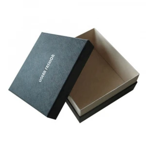 Cardboard Black Box Custom Mailing with Lid Paper Customized Gift Packaging Boxes